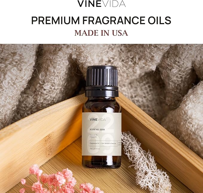 VINEVIDA Scent NO. 3104 Fragrance Oil - 10mL - Inspired by: Café Rose Fragrance Oil for Candle Making - Made in USA Candle Scents Scents for Soap Making