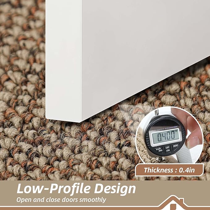 BEQHAUSE Indoor Door Mat 32" x 48", Dirt Trapper Door Mats Non-Slip Entryway Rugs Washable, Resist Dirt Absorbent Welcome Mat, Low Profile Floor Mats for Front Back Door and Entryway, Taupe