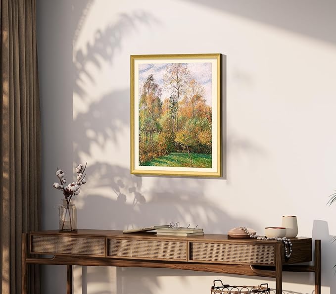 Art Shoppe Framed Print Wall Art, Vintage Wall Décor for Living Room, Bedroom, Office, High-Resolution Image on Premium Art Paper, 3/4" Frame with Plexiglass Front, Ready to Hang, 17"x21"