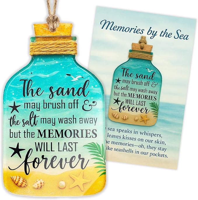 Beach Ornaments - Tropical - Coastal Christmas Ornaments - Beach Themed Gifts - Beach Gifts for Women - Christmas Ornament - Christmas Ornament 2025 - car Accessories