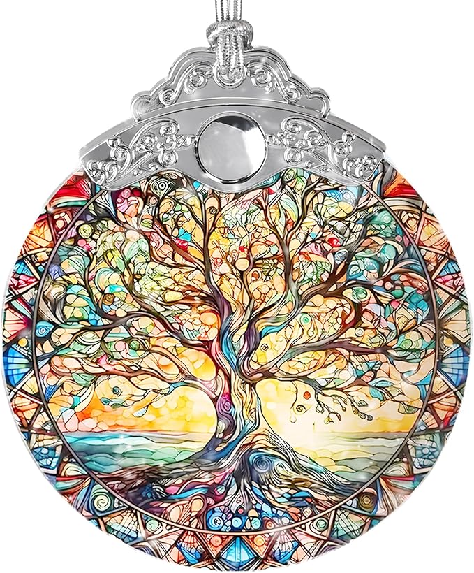 Tree of Life Suncatcher, Christmas & Holiday Ornaments, Tree of Life Decor