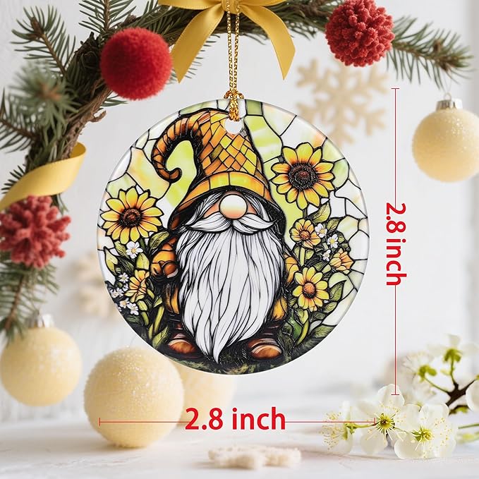 Charming Gnome Christmas Ornaments: Christmas Tree Ornaments & Holiday Decor – Perfect Holiday Presents & Gift Ideas for Friends, Coworker, Family, Gnome Lover, and Gardener