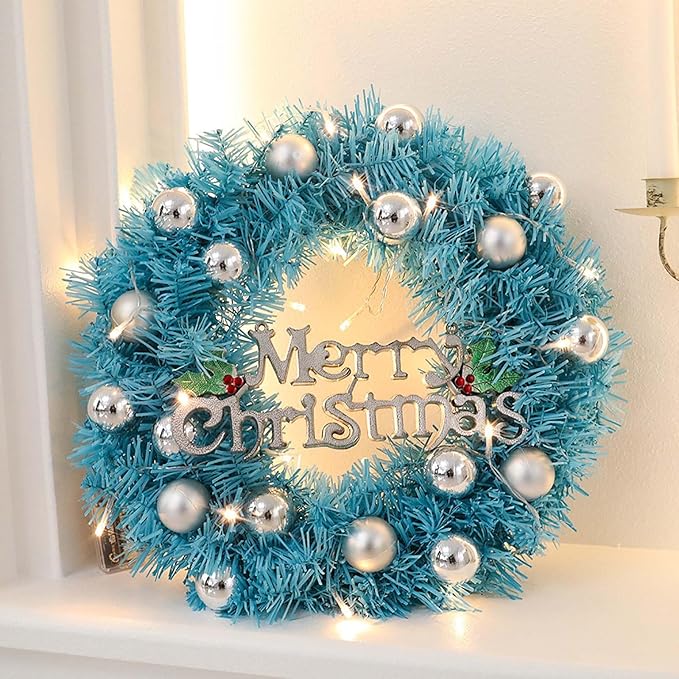 24 Count Small Silver Ornaments for Mini Christmas Tree, Small Shatterproof Christmas Tree Ornaments Balls Party Decorations, 1.2 Inch