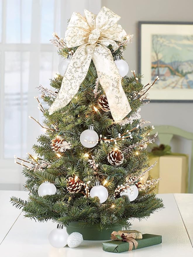 1.57" Pearl White Christmas Balls Ornaments 40 Pcs Shatterproof Christmas Ornaments Set Halloween Balls Ornaments White Ornament for Xmas Tree Holiday Party