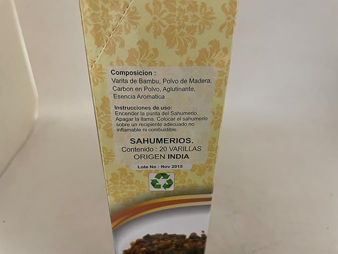 Govinda Incense - Frankincense & Myrrh - 120 Incense Sticks, Masala Coated Incense