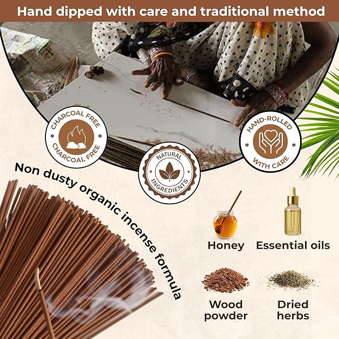 Cinnamon & Vanilla - Combo Pack of Incense Sticks - 100 Insence-Sticks of Each Scent - Total 200 Inscents - Inciensos Aromaticos para La Casa - Made with Natural Non Toxic Ingredients