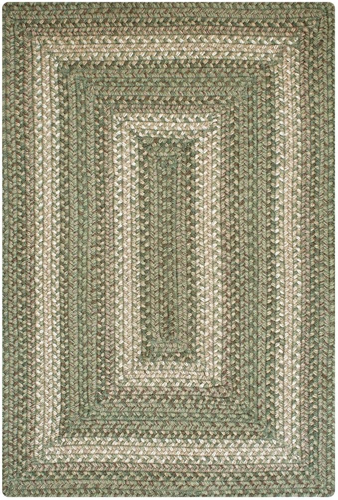 Homespice Grassland Large Braided Rugs 8x10' - Rustic Jute Country Rugs for Living Room and Dining Room
