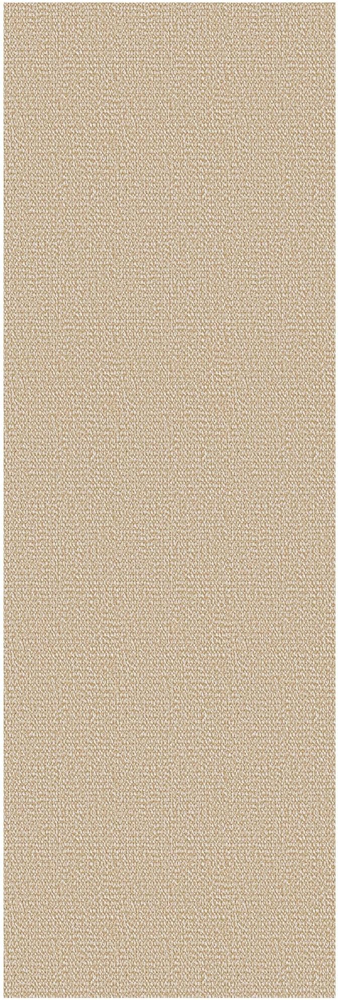 EARTHALL Washable Runner Rug 2x6 Ft Non Slip Runners for Hallways Cotton Rubber Backed Kitchen Runner Braided Indoor Floor Carpet Runners for Entryway, Hallway, Kitchen, Bedroom, Golden Beige/White