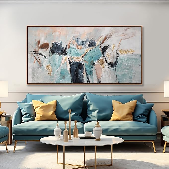 Wall Art Modern Minimalism Canvas Artwork Modern Paintings Colorful Fantasy Graffiti Framed Abstract Wall Art Decor Large Size For Living Room Kitchen Bedroom Office 29 * 58 Inch