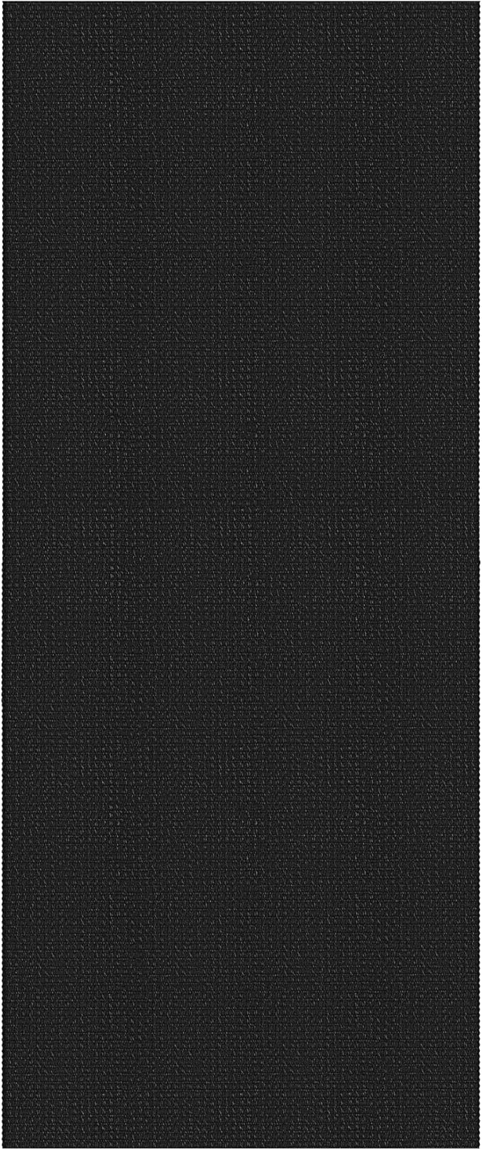 Braided Runner Rug 2x7 Ft Washable Runners for Hallways Non Slip Rubber Backed Kitchen Runners Cotton Entryway Runner Indoor, Woven Floor Carpet for Hall Kitchen Bedroom, Black/Grey
