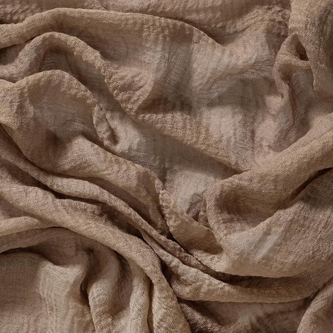 Socomi 3pcs Cheesecloth Table Runner Coffee Valentine's Day Gauze 120 Inch Rustic Boho Cheese Cloth Runner for Wedding Party Baby Bridal Shower Centerpiece Decoration Holiday Home Decorations