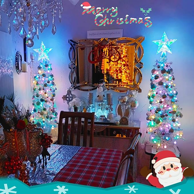 JMEXSUSS 100 LED Connectable Globe String Lights Indoor, 33ft Multicolor Fairy Lights Plug in with Remote, 8 Modes Pastel Lights for Easter Bedroom Tree Room Party Decoration