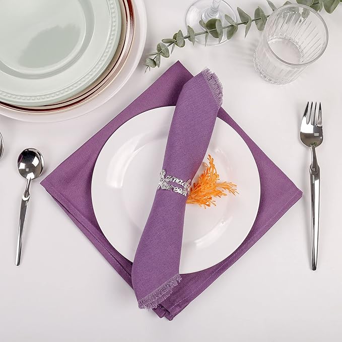 Ramadan Napkin Rings Set of 12, Silver Mardi Gras Napkin Rings with Ramadan Kareem Letters, Metal Napkin Rings Holder for Eid Mubarak Party, Ramadan Festival Dinner Table Decoration(Silver)