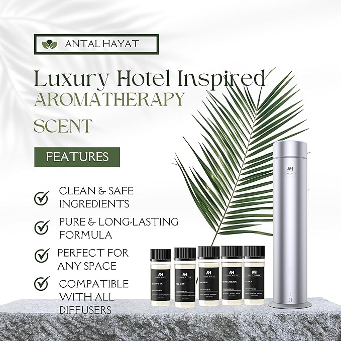 Dream On Essential Oil Scent 50mL - Inspired by Westin Hotel - Home Luxury Scent - Antal Hayat Diffuser Oil - White Tea, Cedarwood, Amber, Musk - Diffuser Oil Blends for Aromatherapy