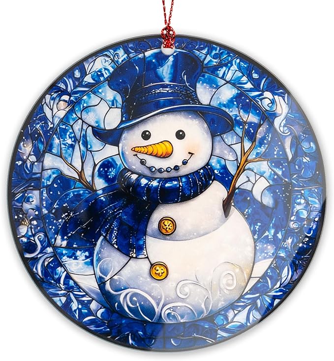 Snowman Christmas Ornaments 2025, Cute Snow Man Christmas Decoration, Tree Decorations Hanging Ornament, Snow Man Decor, Christmas Ornaments Home Decor, Unique Snowman Gifts for Women Men