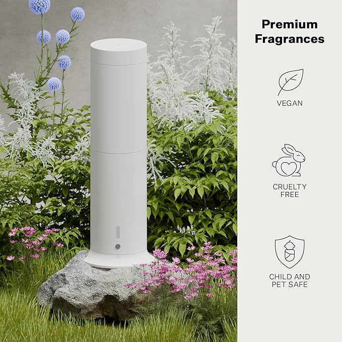 Apotheke Scent Tower Aromatherapy Diffuser Fragrance Refill, Charcoal (30 ml) - Long-Lasting Perfume-Grade Essential Oil for Clean & Fresh Home, Office, Hotel & Large Room