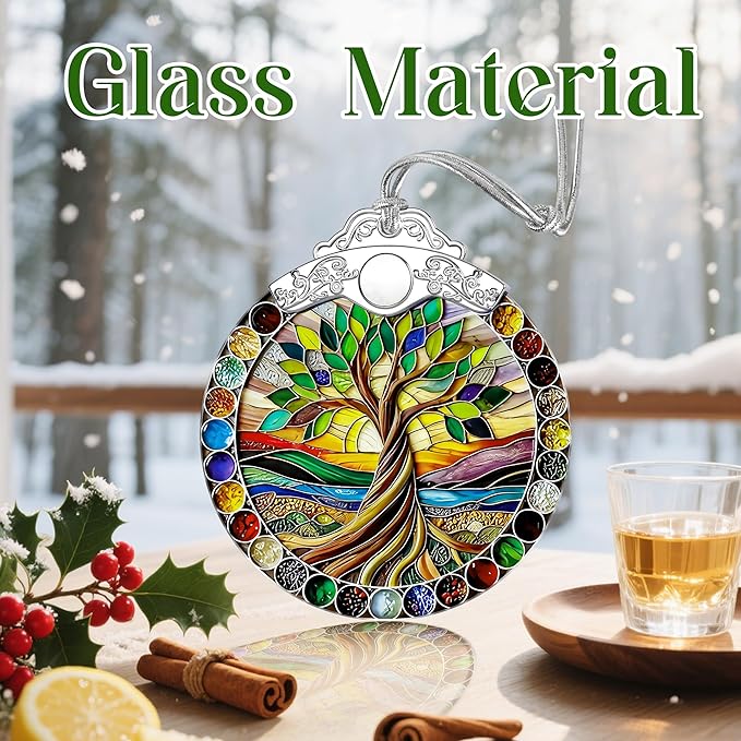 Tree of Life Christmas Ornaments: Christmas Tree Ornaments, Holiday Decor, Stocking Stuffers, Gift Ideas, Xmas Gifts & Gifts for Women, Friends, Nature Lovers, Festive Decor Lovers