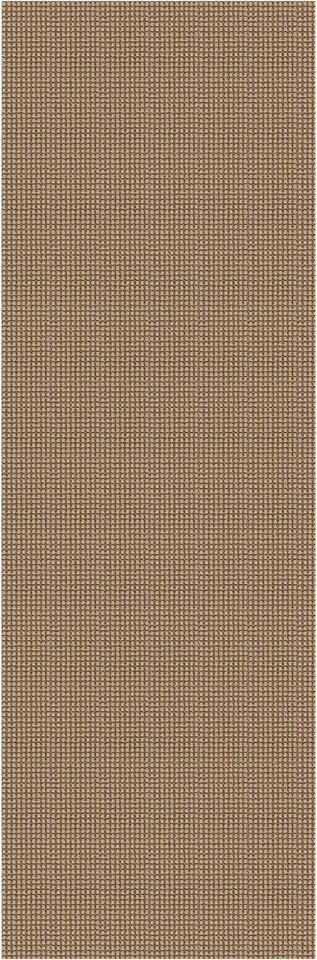 EARTHALL Woven Runner Rug 2.6x8 Ft Washable Runners for Hallways Wide Non Slip Rubber Backed Kitchen Runner Braided Indoor Floor Carpet for Entryway Hallway Kitchen Bedroom, Orange/Tan/Brown