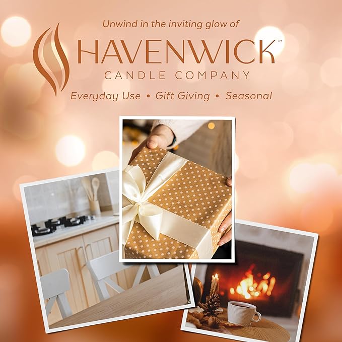 Havenwick Welcome Home Soy Blend 22-oz Large Jar Candle, Long Lasting 110-130 Hour Burn Time with Single Cotton Wick, Relaxing Scented Candles for New Home Gift & Housewarming Parties