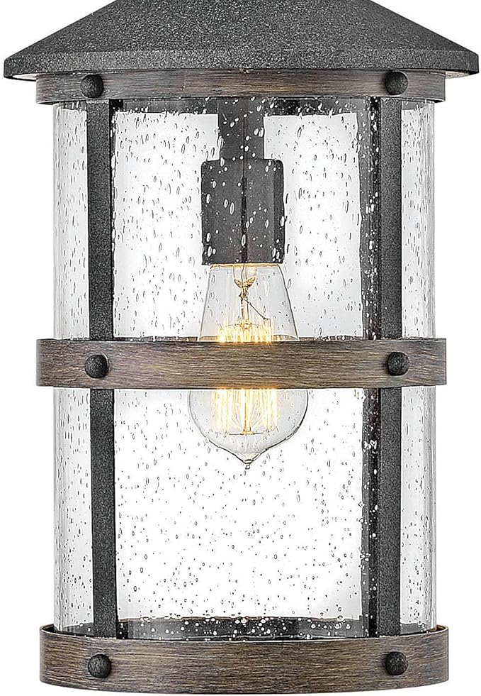Hinkley Lakehouse Medium Hanging Lantern 12V, Low Voltage Aged Zinc