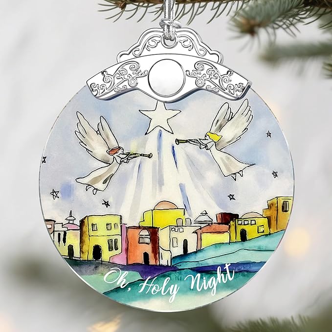 Bethlehem Christmas Ornaments: Oh Holy Night Ornament, Christmas Tree Decorations, Religious Holiday Decor, Stocking Stuffers, Gift Ideas, Xmas Gift, Christian Gifts & Religion Gifts