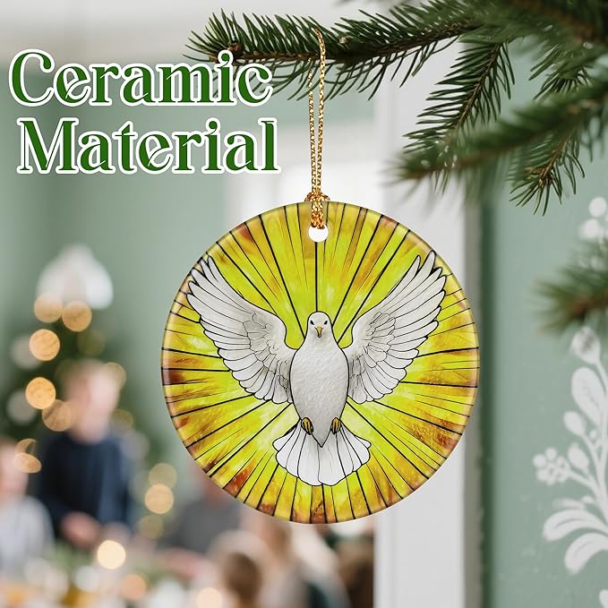 Dove Ornament – Christmas Ornament, Christmas Tree Decor, & Religious Home Decor | Dove Lover Gift, Christian Gifts for Women