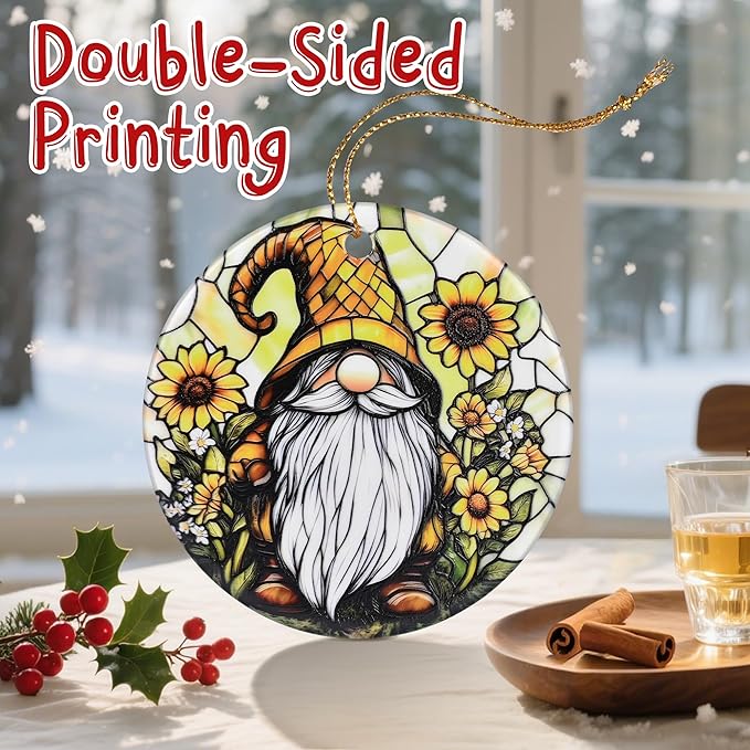 Charming Gnome Christmas Ornaments: Christmas Tree Ornaments & Holiday Decor – Perfect Holiday Presents & Gift Ideas for Friends, Coworker, Family, Gnome Lover, and Gardener