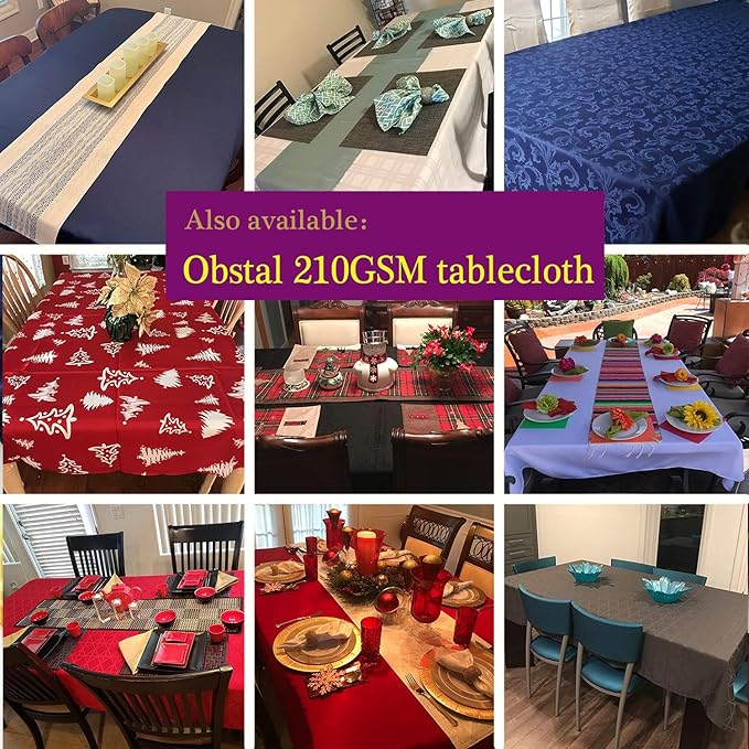 Obstal Dark Red Stretch Spandex Dining Room Chair Covers Set of 4 Universal Removable Washable Chair Seat Slipcovers Protector for Kitchen, Ceremony, Wedding, Banquet, Hotel and Party