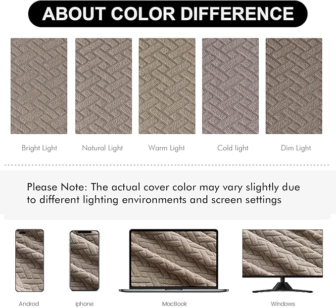 Genina Waterproof Seat Covers for Dining Room Chairs Covers Dining Chair seat Covers Kitchen Chair Covers slipcovers (Taupe, 2 Pcs)