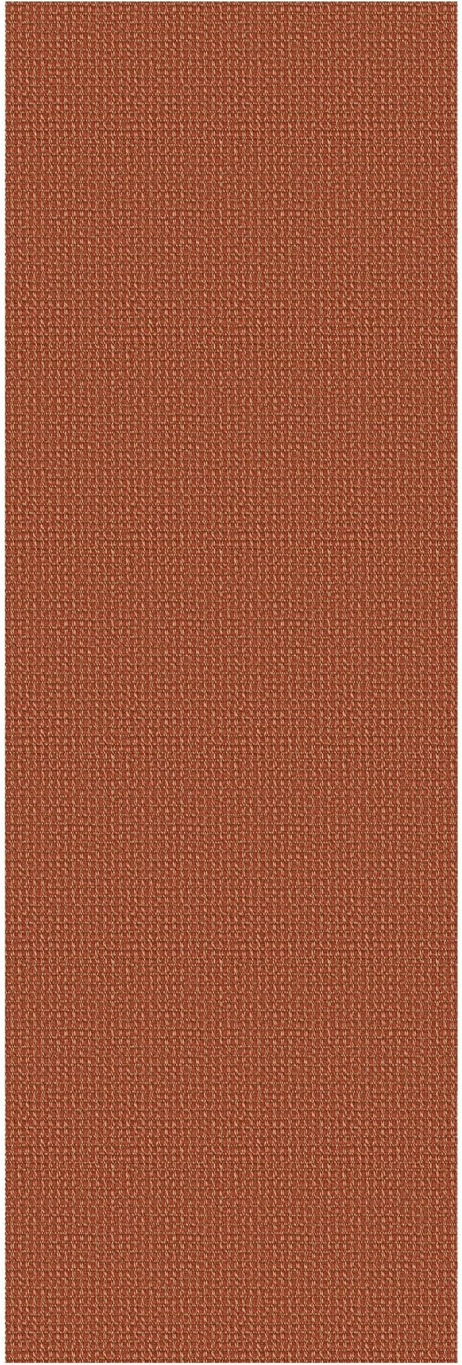 EARTHALL Woven Runner Rug 2x6 Ft Washable Runners for Hallways Cotton Non Slip Rubber Backed Kitchen Runner Braided Indoor Floor Carpet for Entryway, Hallway, Kitchen, Bedroom, Rustic Orange/Tan