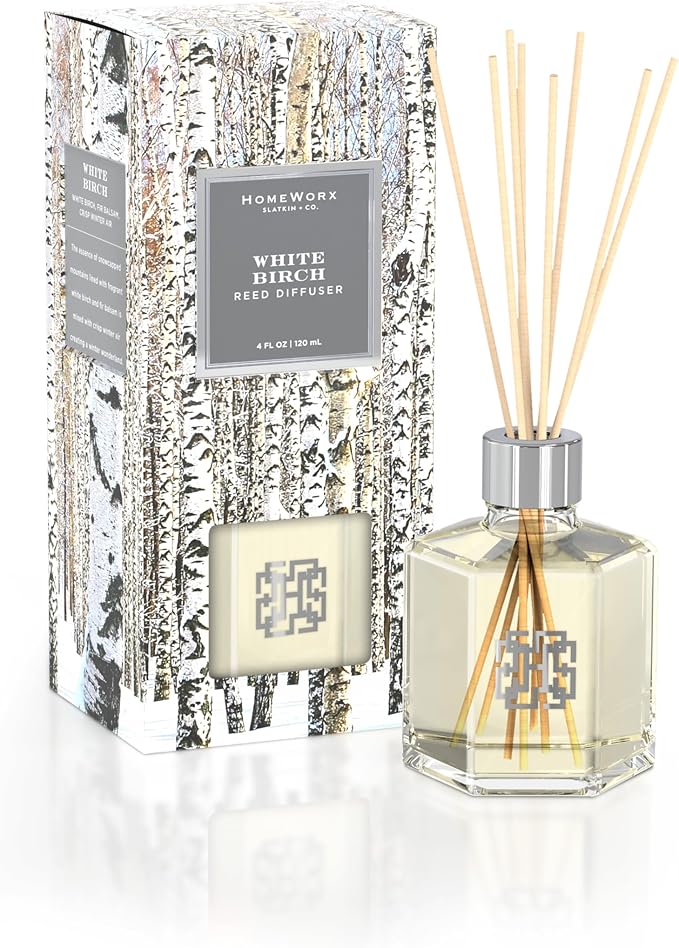 HomeWorx by SLATKIN + CO. White Birch Reed Stick Diffuser