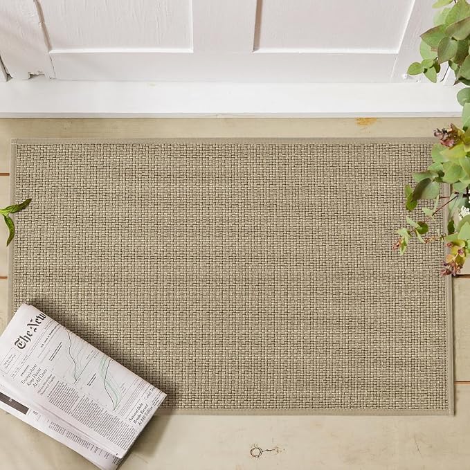 Artoid Mode Washable Non Slip Rubber Backing Kitchen Rugs Doormat, Absorbent Kitchen Floor Mats Front of Sink Kitchen Mats for Floor Home Decor 20x32 Inch