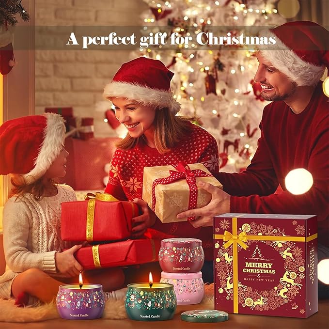 Aromatherapy Christmas Candles for Home Scented