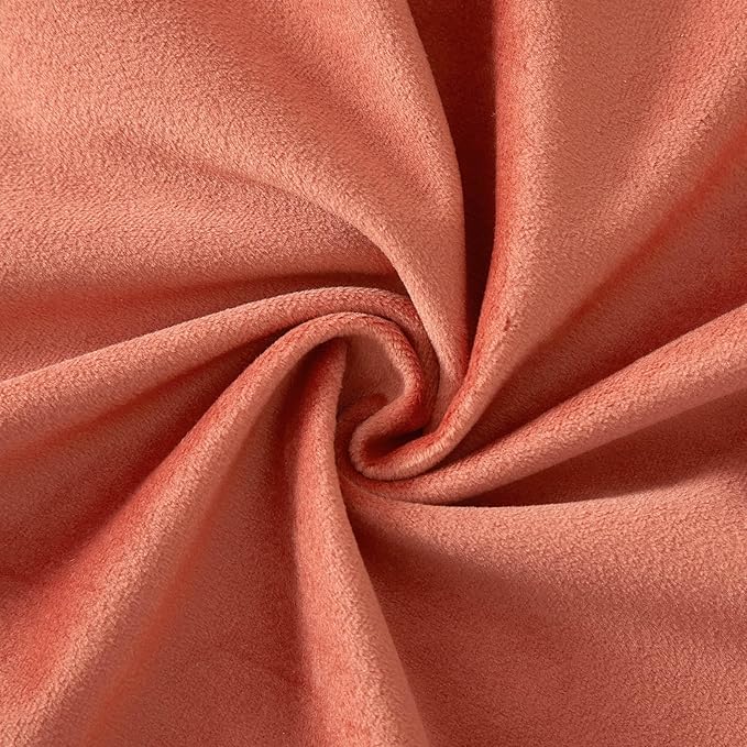 JUSPURBET Velvet Pillow Covers Set of 2 Decorative Throw Pillow Covers 26x26 for Couch Sofa Bed Soft Cushion Covers Cases with Hidden Zipper for Living Room Home Decor,Apricot