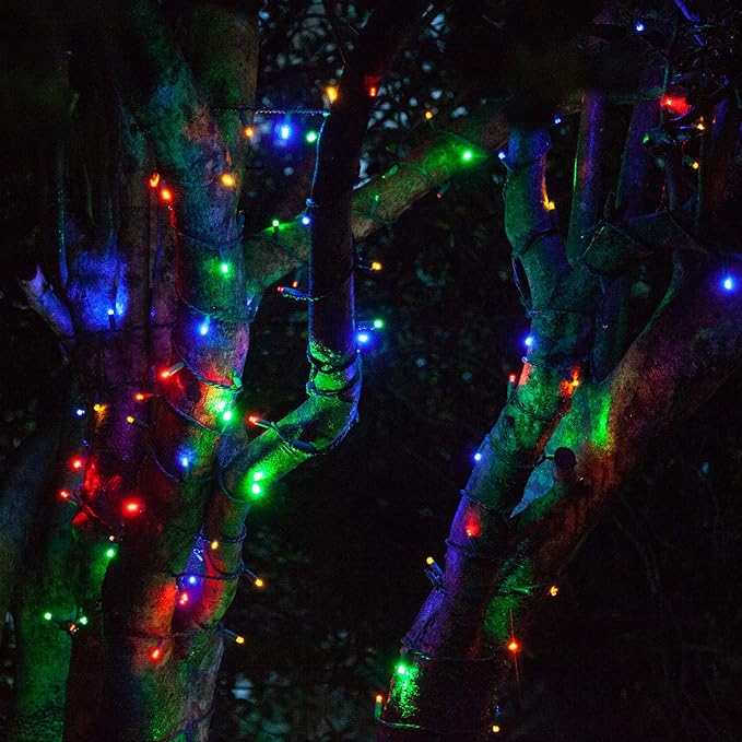 SoftTwinkle Slow Twinkling Christmas Lights, Soft Twinkle String Lights Pulsing Christmas Lights (50 Lights, 25.5 Ft, Multicolor)