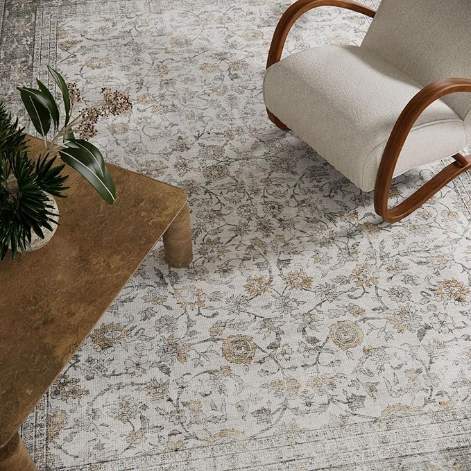 Washable Kitchen Rug Runners for Hallways: 2'x6' Bedroom Rug Non Slip Low-Pile Stain Resistant Soft Indoor Floor Carpet Runner for Indoor Entryway Hallways Kitchen Laundry Room Beside Farmhouse