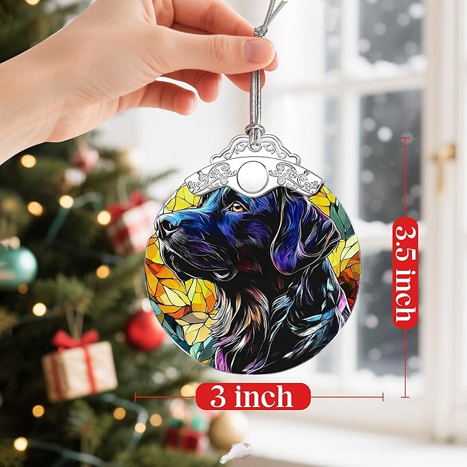 Black Labrador Retriever Christmas Ornaments: Christmas Tree Ornaments, Holiday Decor for Dog Lover, Stocking Stuffers, Gift Ideas, Xmas Gift & Dog Lover Gifts, Pet Lover Gifts