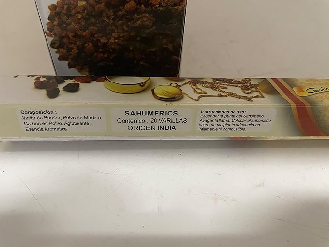 Govinda Incense - Frankincense & Myrrh - 120 Incense Sticks, Masala Coated Incense