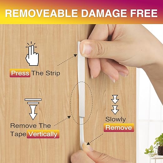 Picture Hanging Strips Heavy Duty XL 15 Pairs/30Strips, Damage Free Hanging Picture Hangers, Removable Adhesive Hook and Loop Wall Strips, Frame Stickers No Nails for Home Decor Wall Posters