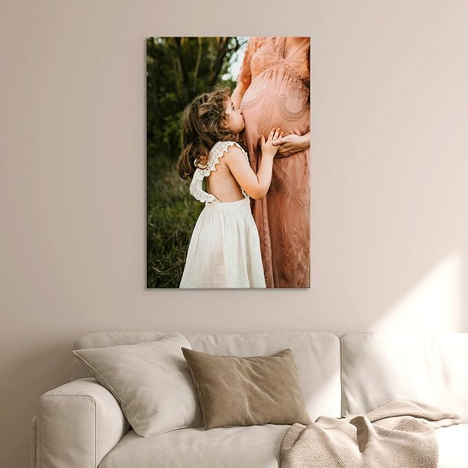wall26 Personalized Photo to Canvas Print Wall Art - Custom Your Photo On Canvas Wall Art - Digitally Printed (12" x 16")
