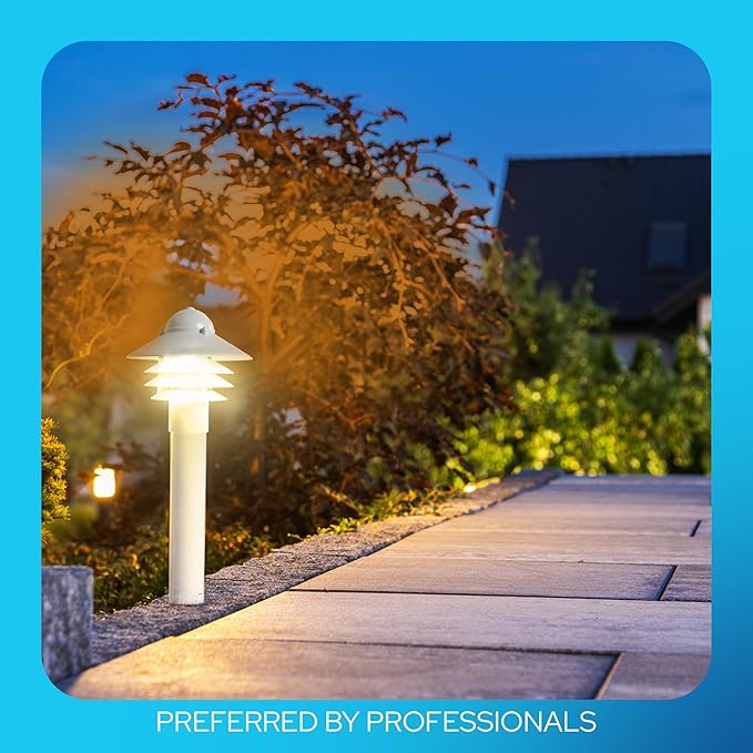 KASTLITE Nautical Walkway Outdoor Lamp Post Light Fixture - Rust & Waterproof Non-Metallic Coastal Lantern - Fits 3" Poles - UL Listed Driveway & Boat Dock Lighting Fixture - USA Made, Matte White