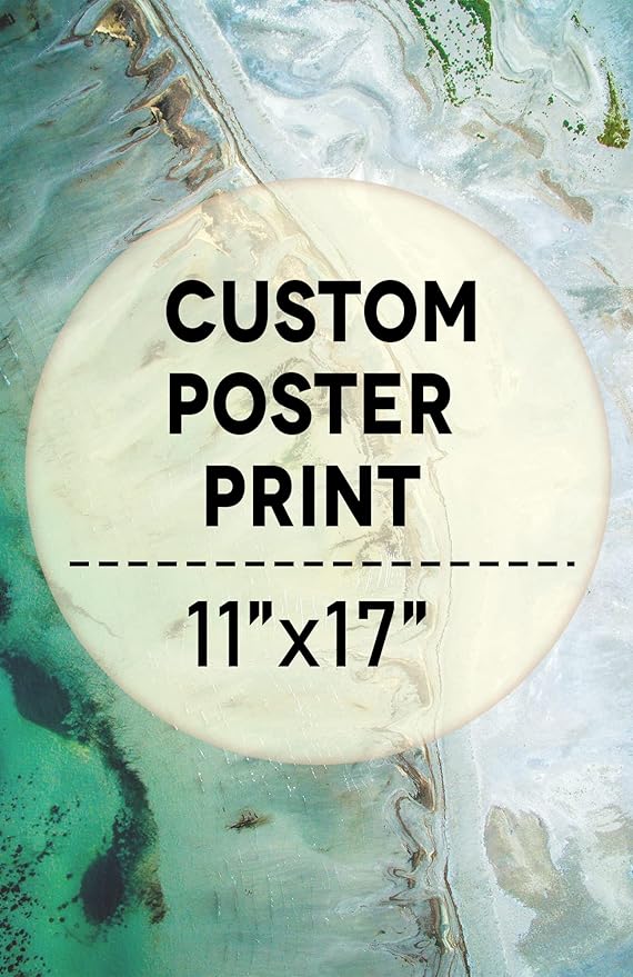 wall26 Custom Poster Prints - Upload Your Image/Photo, Personalized Photo to Poster Printing, Durable and Waterproof, Home Decor Wall Art Prints - 11x17 inches