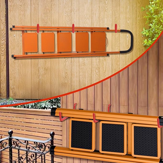 Garage Hooks Heavy Duty, 12-Pack Mixed Utility Garage Hooks, Wall Mounted Steel Tool Hangers for Garage Wall Organizer, Hold Ladders Tools Bikes (Red, 6 Type & 12 Pack)