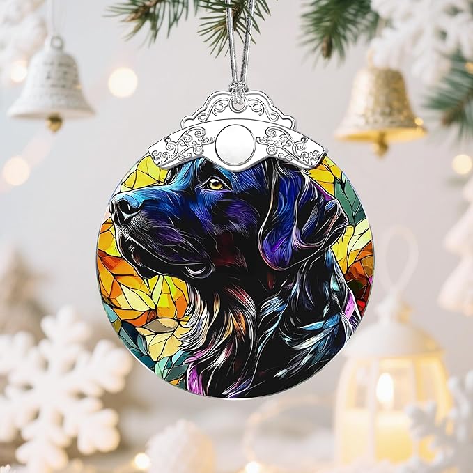 Black Labrador Retriever Christmas Ornaments: Christmas Tree Ornaments, Holiday Decor for Dog Lover, Stocking Stuffers, Gift Ideas, Xmas Gift & Dog Lover Gifts, Pet Lover Gifts