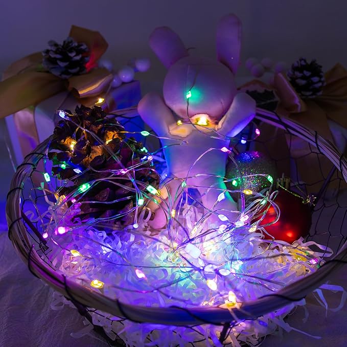 Fairy Lights Plug in,400FT 1200LEDs Waterproof Led String Lights,8 Modes Remote Twinkle Light for Outdoor Indoor Christmas Wedding Birthday Garden Party Decorations,Silver Wire,Multicolor