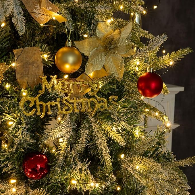 2 Pack Green Wire Fairy Lights Plug in 66Ft 200 LED Warm White Twinkle Lights LED String Lights with Remote for Christmas Tree Bedroom Living Room Wall Patio Party Decoration