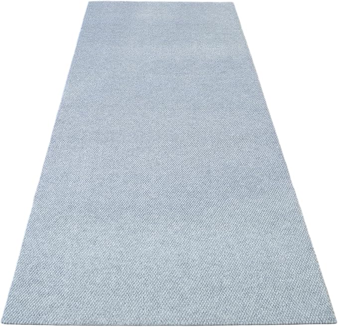 iCustomRug Mudroom Mat – 4x8ft Grey, Indoor/Outdoor, Non-Slip Rubber Backing, Low-Profile All-Weather Carpet, Non-Shedding & Easy Care, Entryway Mat Ideal for High Traffic Areas