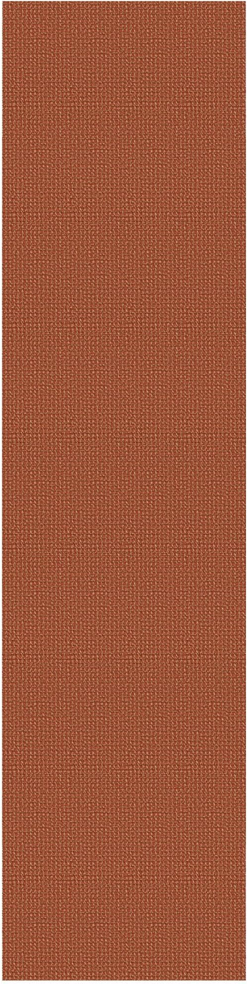 EARTHALL Woven Runner Rug 2x8 Ft Washable Runners for Hallways Cotton Non Slip Rubber Backed Kitchen Runner Braided Indoor Floor Carpet for Entryway, Hallway, Kitchen, Bedroom, Rustic Orange/Tan