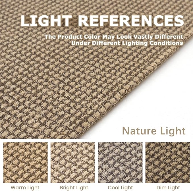 KOZYFLY Extra Long Runners for Hallways 3x16 ft Washable Kitchen Runner Non Slip Rubber Backed Hallway Rug Cotton Entryway Runner Rug Floor Carpet for Indoor Hall, Kitchen, Stair, Tan/Orange/Brown