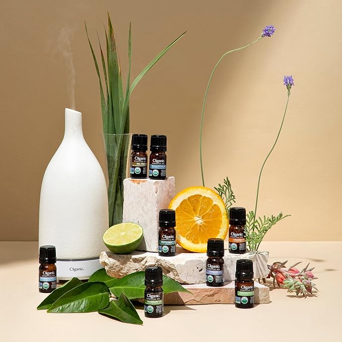 Cliganic Organic Ylang Ylang Essential Oil, 100% Pure Natural for Aromatherapy | Non-GMO Verified (Packaging May Vary)
